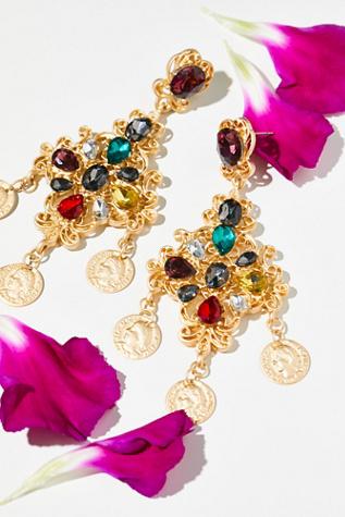 Baroque Statement Earrings By Free People