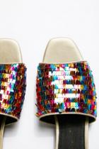 Intentionally Blank Womens Disco Slide Sandal