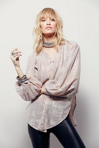 New Romantics Womens Nr Palacio Blouse
