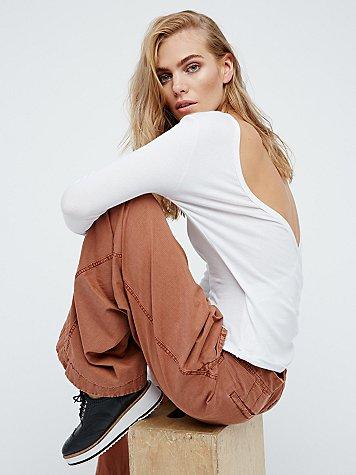 Surplice Back Long Sleeve Layering Top By Intimately At Free People