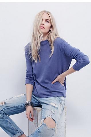 We The Free Womens We The Free Wander Mock Neck Tee