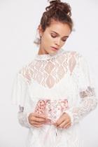 Cherry Blossom Brocade Corset By Free People