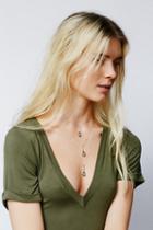Bohobo Collective X Free People Womens Opal Waterfall Necklace