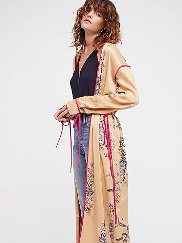 Slim Kimono Duster By Free People