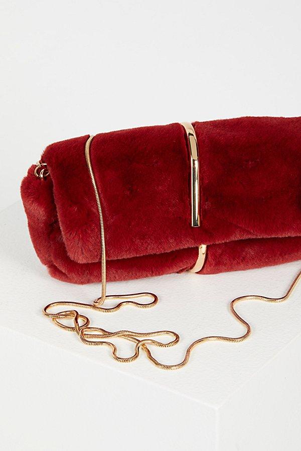 Faux Fur Baguette Crossbody By Urban Expressions At Free People