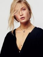 Free People Crazed Love Delicate Crystal Bolo