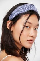 Gingham Knotted Headband By Free People