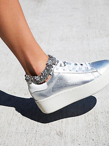 Pearl Flower Anklet By Free People