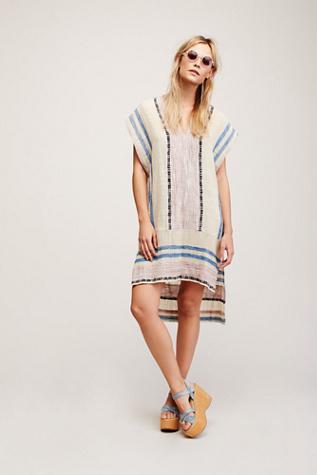Free People Womens So Easy Striped Pullover