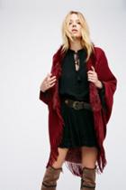 Free People Womens After Party Faux Fur Kimo