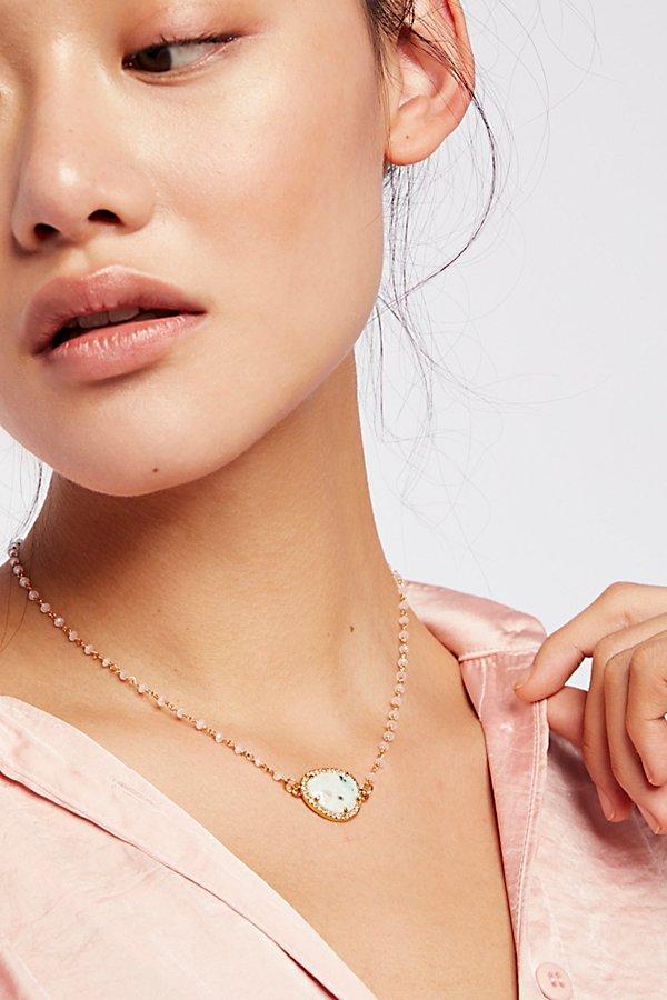 Annie Semi-precious Stone Choker By Katherine Karambelas At Free People
