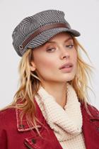 Riley Stripe Lieutenant Hat By Free People