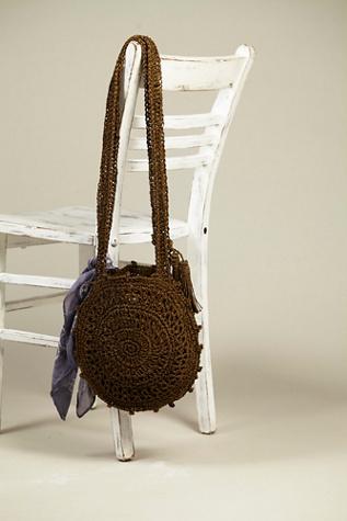 Sundown Wilds Womens Straw Cantine Crossbody