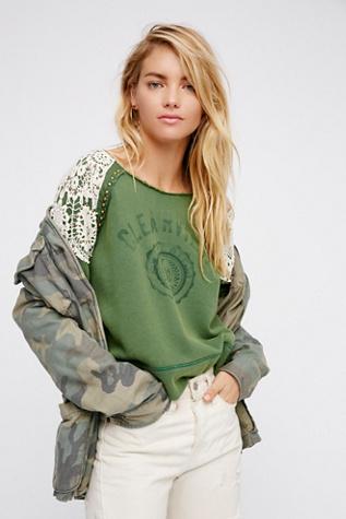 Free People Womens Keep It Real Pullover