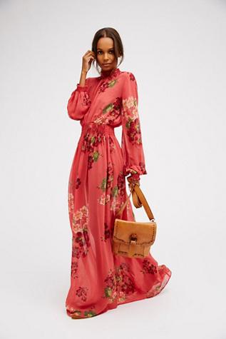 Timo Womens Rose Maxi