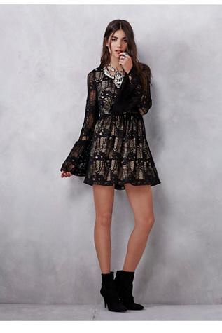 Fp Collection Womens Dulce Mini Dress