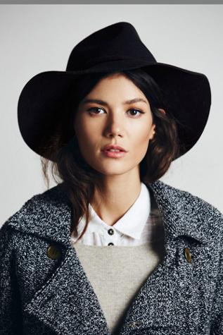 Free People Womens Clipperton Felt Hat