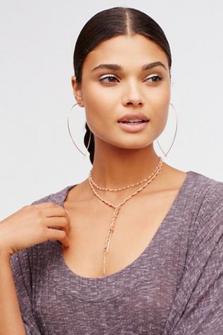 Jules Smith X Free People Womens Threadbare Mega Hoop Earr