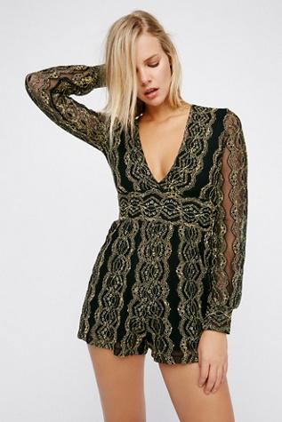 Nightcap Womens Combi Cut Out Romper
