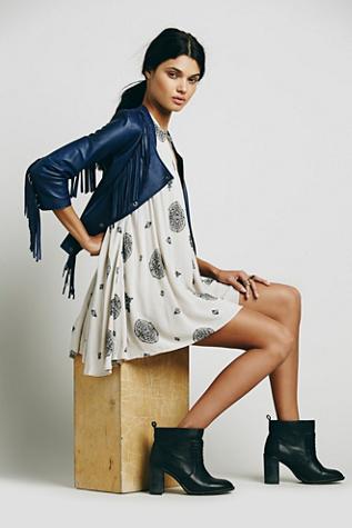 Fp Collection Womens S/l Retro Print Tunic