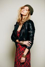 Muubaa Womens Convertible Length Leather Jacket