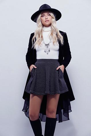 Free People Womens Flippy Floppy Skirt