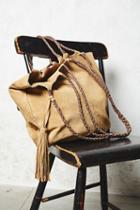 Free People Womens Decades Suede Tote