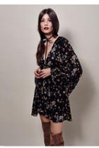 Fp Collection Womens Lilou Printed Mini Dress