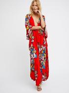 Lei'd In Hawaii Printed Kaftan By Free People