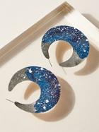 Patina Crescent Hoops By Sibilia X Free People
