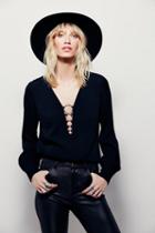 Free People Womens All Over You Deep V