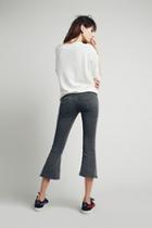 Free People Womens Pull On Cropped Flare