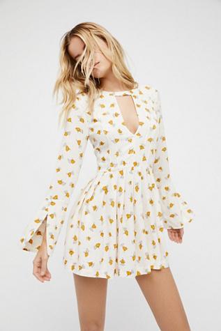 Free People Womens Tegan Printed Mini