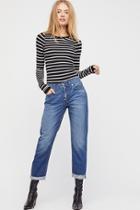 Rip Zip Slim Boyfriend Jeans By We The Free At Free People