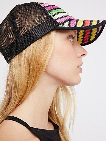 Ziggy Straw Baseball Hat By Free People