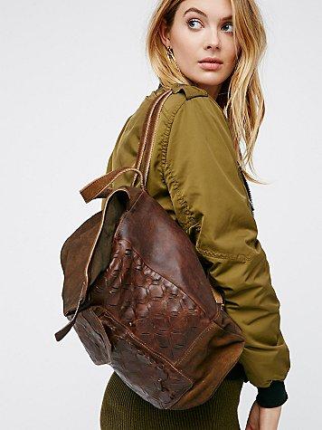 Free People Jennifer Leather Backpack