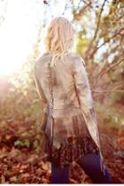 Free People Womens Laced Ophelia Suede Jacket