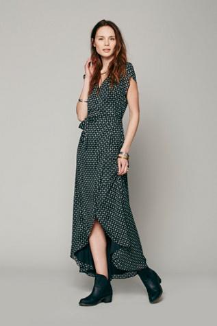 Free People Womens That's A Wrap Maxi Dress