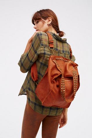 De L'avion Womens Utility Studded Backpack