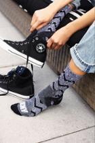 Icny Womens Zig Zag Reflective Sock