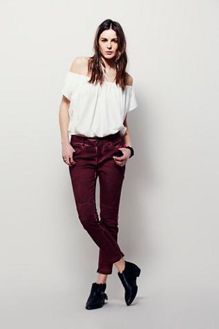 Free People Womens Gavin Denim Skinny