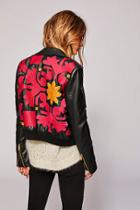 Embroidered Vegan Bomber By Free People