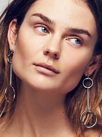 Regal Rose Solene Hoop Pendulum Earrings