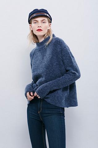Fp Collection Womens Bubble Crew Neck Pullover