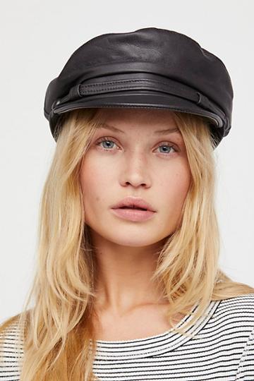 Commodore Leather Lieutenant Hat By Free People