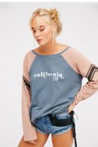 Free People Womens College Dreamin Pullover