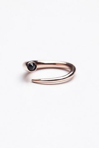Luv Aj Womens Vertigo Coil Ring