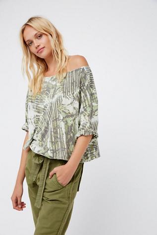 Printed Lagoon Tee By We The Free At Free People