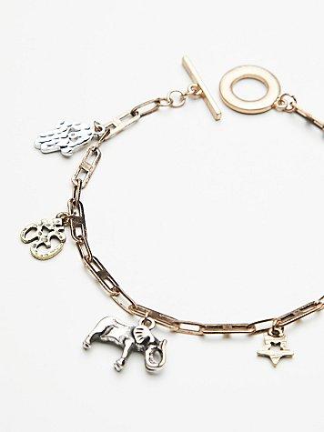 Delicate Charm Anklet By Free People