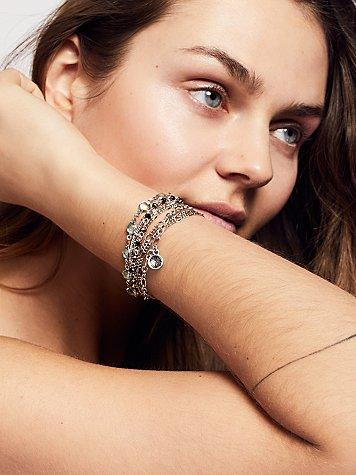 Free People Delicate Chain Multi Cuff